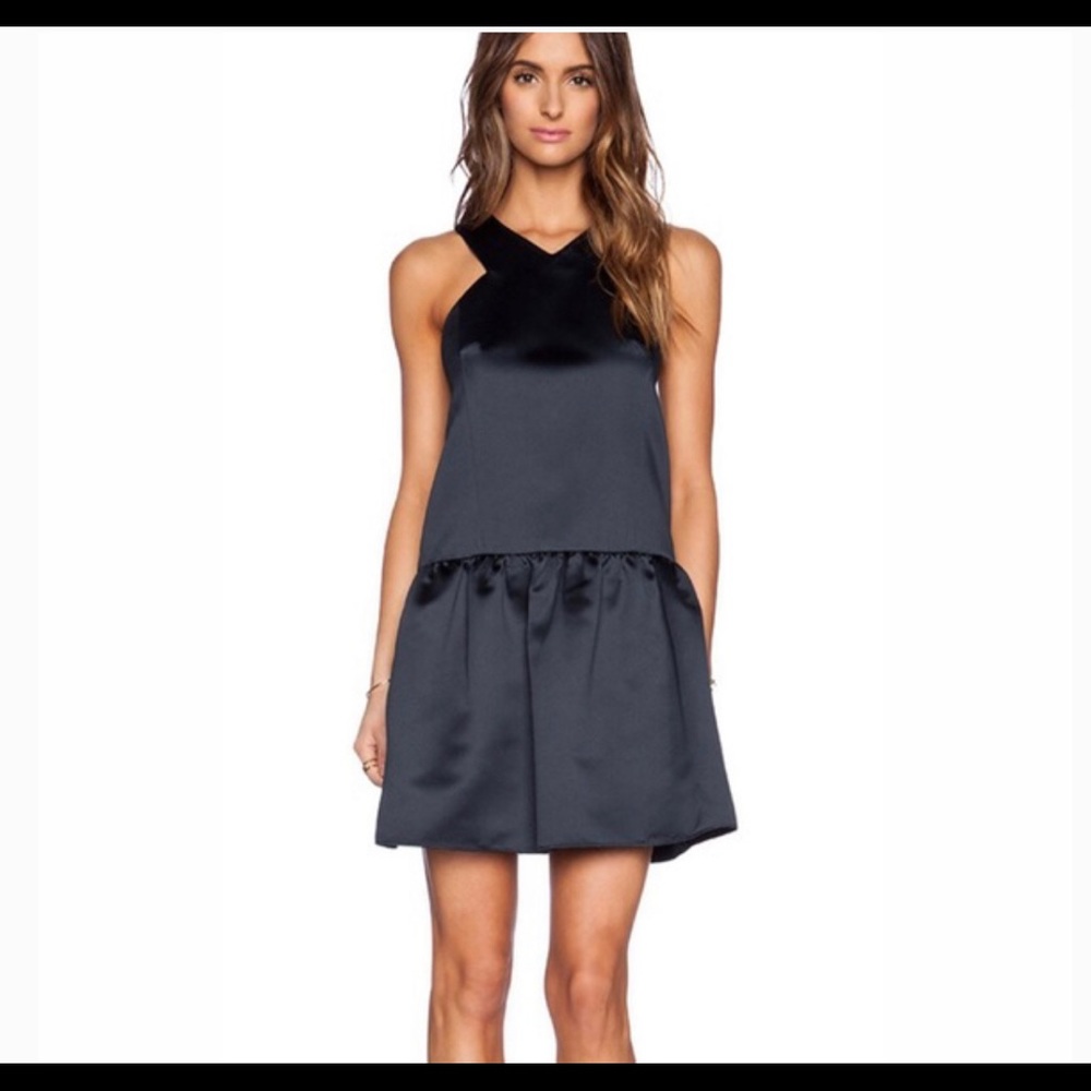 Tibi satin cocktail dress